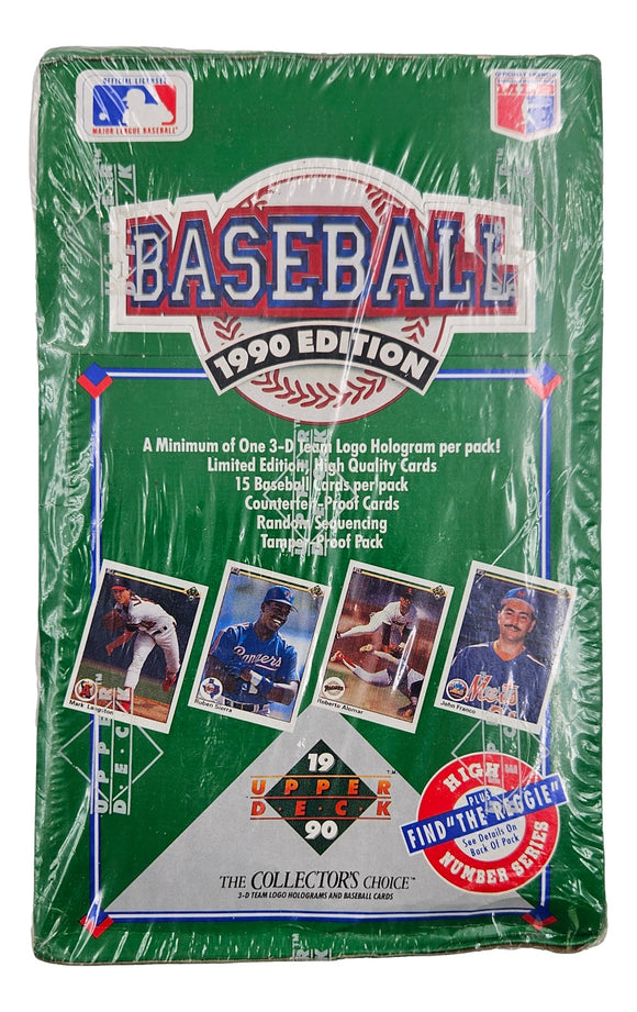 1990 Upper Deck Baseball High Series Factory Sealed 36 Pack Trading Card Box 5