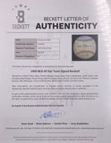 2009 MLB All Star (23) Multi Signed Official All Star Game Baseball BAS LOA