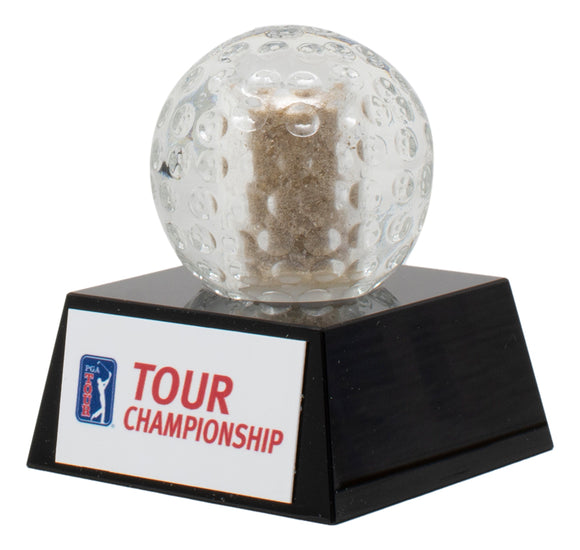 2018 PGA Tour Championship Used Bunker Sand Filled Crystal Golf Ball Fanatics Sports Integrity