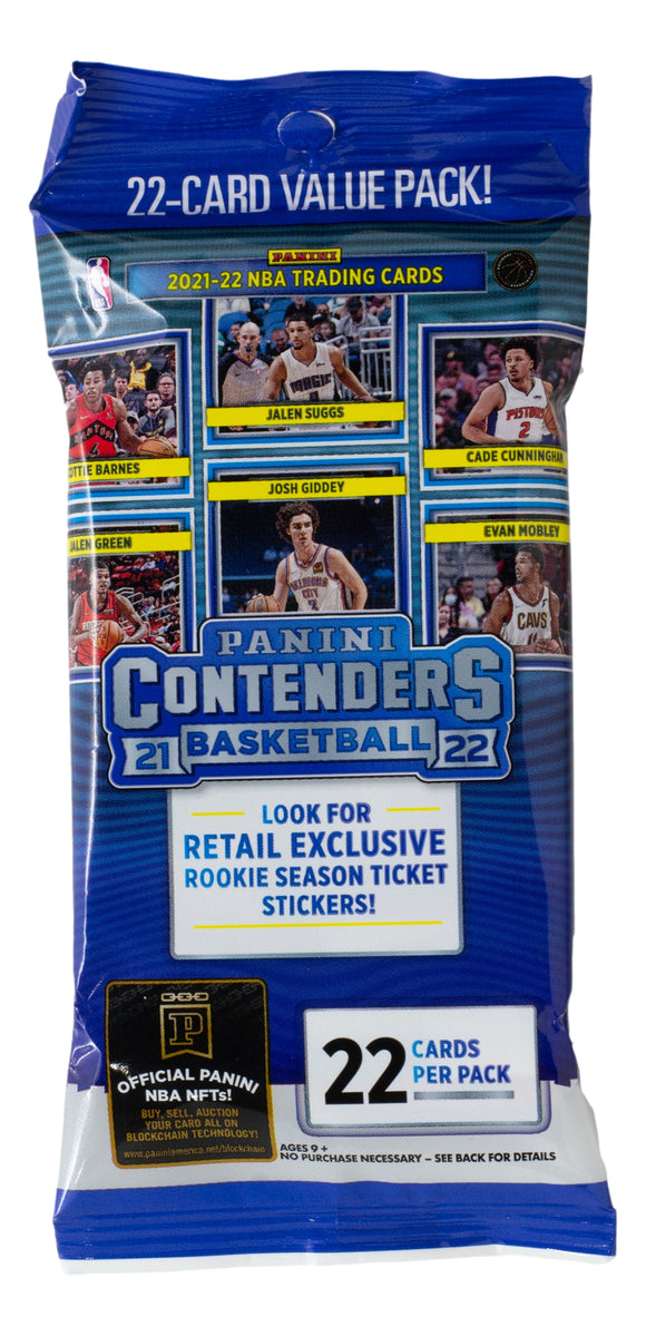 2021-2022 Panini Contenders NBA Basketball Trading Card Value Pack Sports Integrity