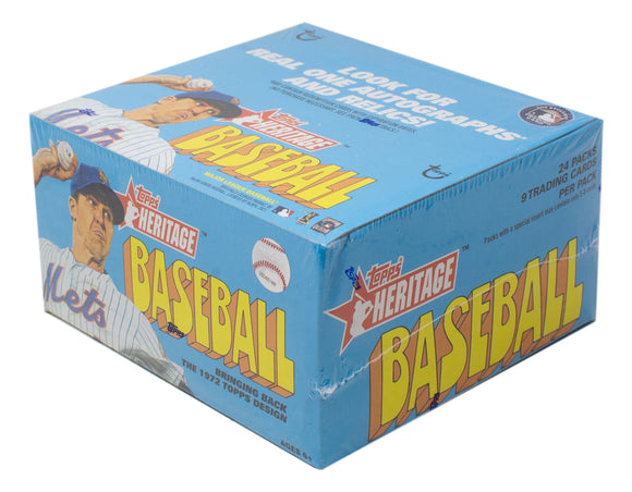 2021 Topps Heritage Baseball Card Retail Display Box 24 Sports Integrity