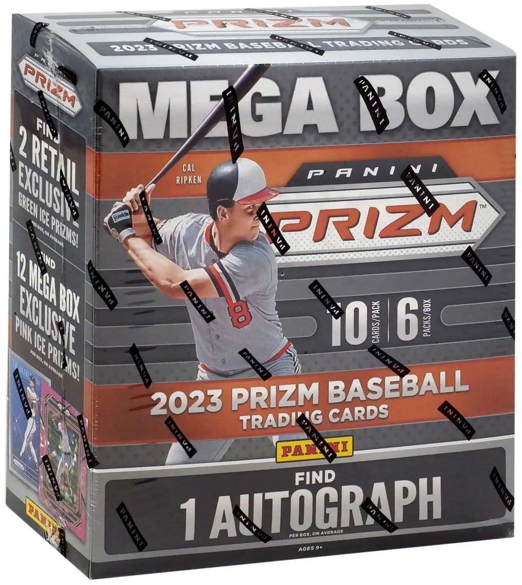 2023 Panini Prizm MLB Baseball Trading Card Mega Box – Sports