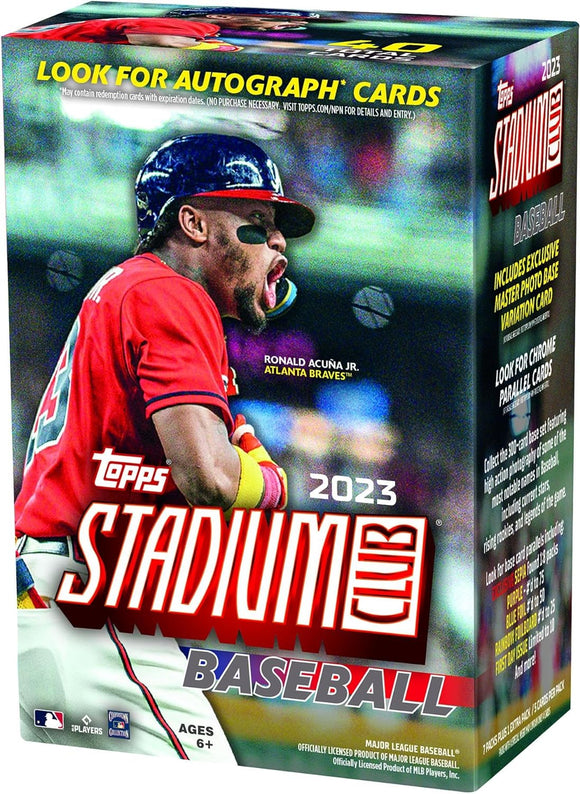 2023 Topps Stadium Club Baseball Card Blaster Box