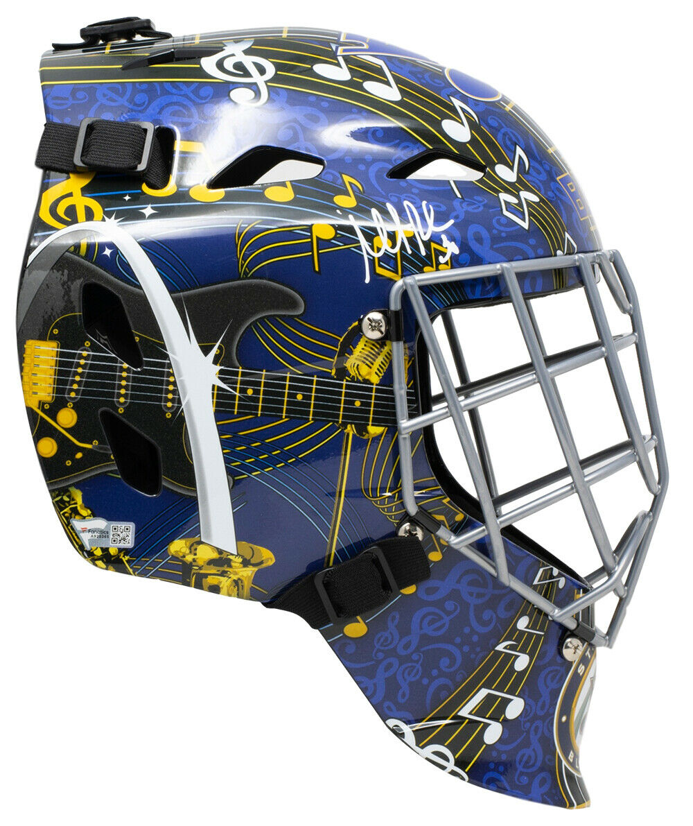 Martin Brodeur St. Louis Blues Autographed Replica Full-Size Goalie Mask