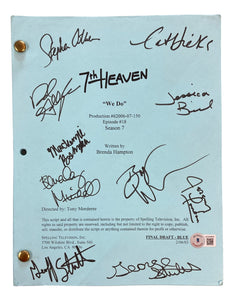 7th Heaven (10) Cast Signed We Do Full Episode Script BAS AC40959 Sports Integrity