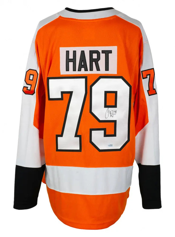Carter Hart Signed Philadelphia Flyers Fanatics Orange Hockey Jersey Fanatics Sports Integrity