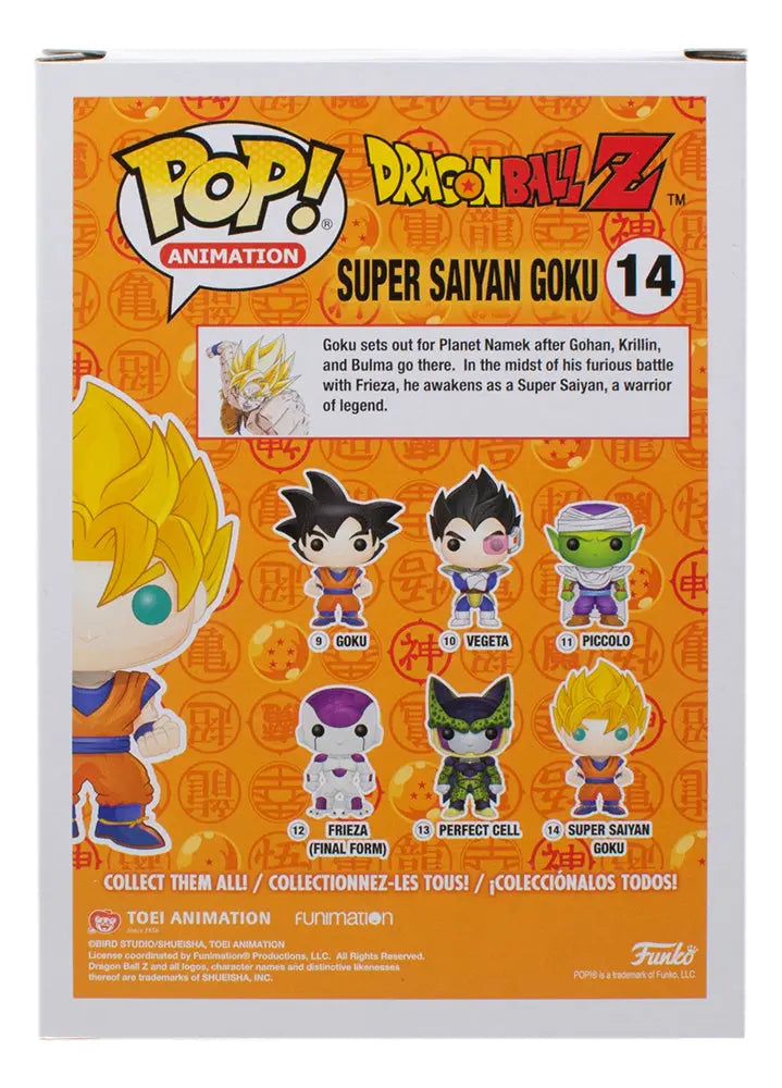 Dragon Ball Z Super Saiyan Goku Funko Pop! #14 Vinyl Figure - Sports –  Sports Integrity