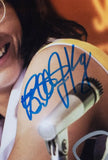 Emma Stone B.J King Eric Olsen Signed Framed 11x17 Battle of the Sexes Photo JSA Sports Integrity