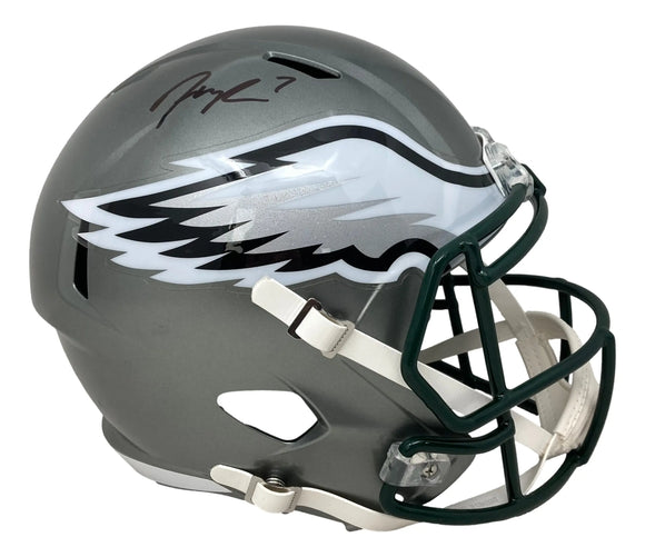 Haason Reddick Signed Philadelphia Eagles FS Flash Replica Speed Helmet BAS Sports Integrity