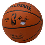 Jerry West Signed LA Lakers Spalding Replica Basketball Mr Clutch Inscribed PSA Sports Integrity
