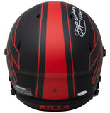Jim Kelly Signed Full Size Speed Replica Eclipse Helmet Last to Wear 12 JSA ITP Sports Integrity