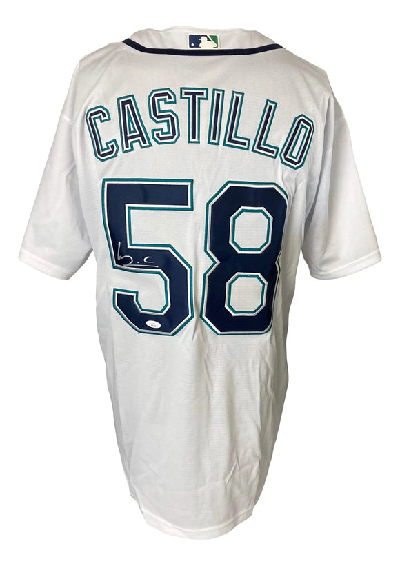 Luis Castillo Signed Seattle Mariners Nike Baseball Jersey JSA Sports Integrity