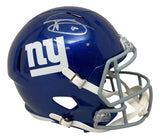 Tommy Devito Signed New York Giants Full Size Speed Replica Helmet BAS ITP Sports Integrity