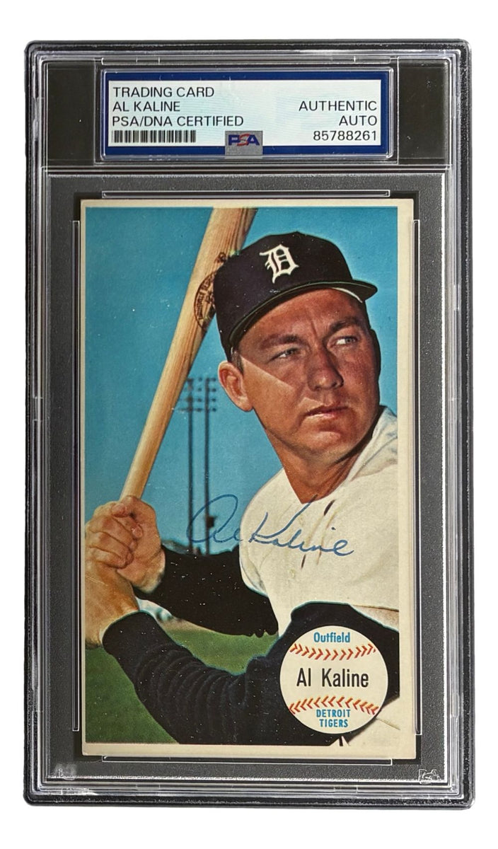 Al Kaline Signed 1964 Topps Giants #12 Detroit Tigers Card PSA/DNA