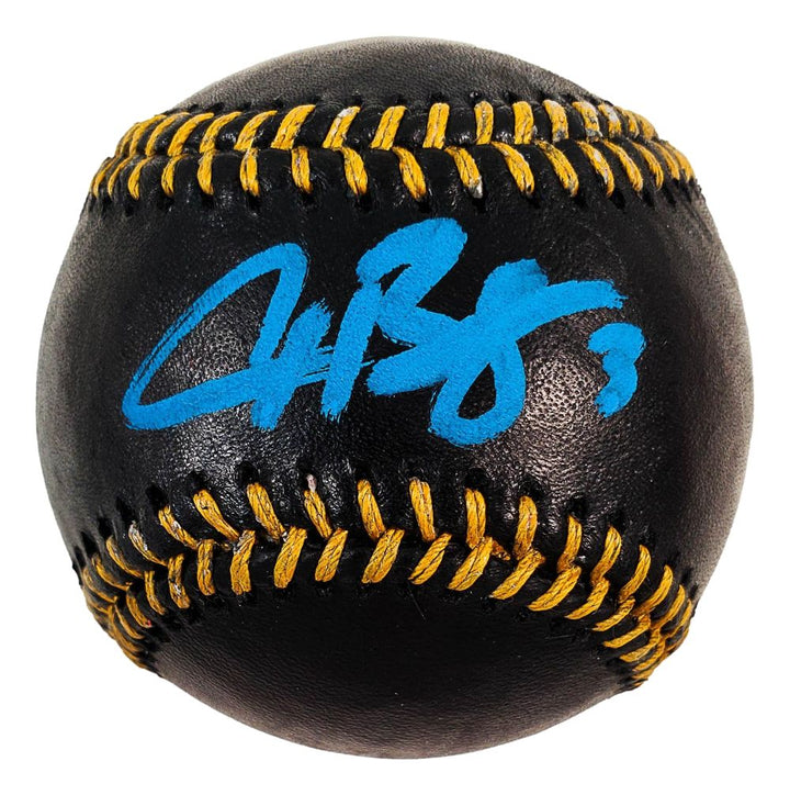 Alex Bregman Chicago Cubs Signed Rawlings Black Leather Baseball BAS