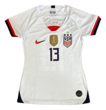 Alex Morgan Signed 2020 Nike USA Women's White Soccer Jersey BAS