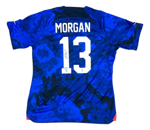 Alex Morgan Signed 2022/23 Nike USA Women's Away Soccer Jersey BAS