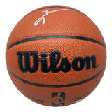 Allen Iverson 76ers Signed In Silver Wilson NBA I/O Replica Basketball JSA ITP Sports Integrity