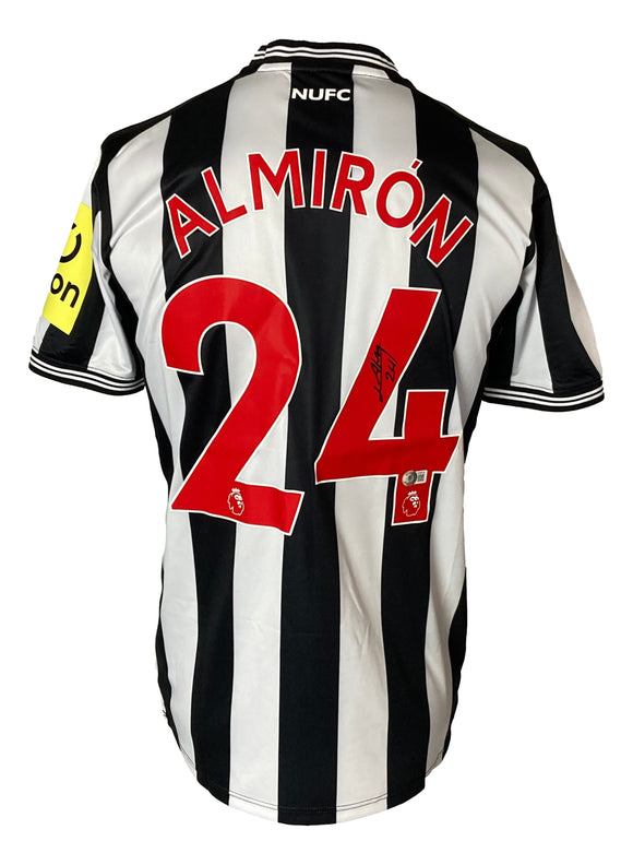 Miguel Almiron Signed Newcastle United Castore Medium Soccer Jersey BAS
