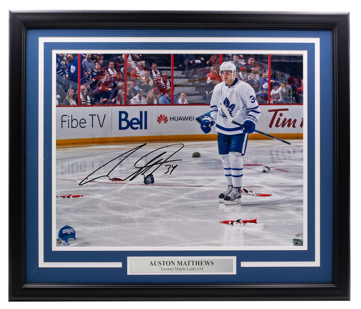 Autographed/Signed Auston Matthews Toronto Maple Leafs 16x20
