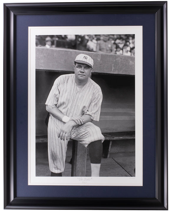 Babe Ruth 'The Babe' Framed 17x22 Historical Archive Giclee Sports Integrity
