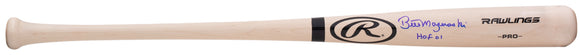 Bill Mazeroski Pittsburgh Pirates Signed Rawlings Baseball Bat HOF 01 Insc JSA Sports Integrity
