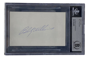 Billy Williams Chicago Cubs Signed Slabbed Index Card BAS 00012634266 Sports Integrity