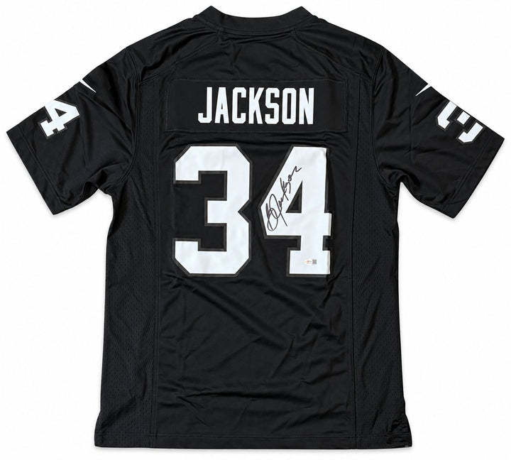 Bo Jackson Signed Las Vegas Raiders Nike Game Replica Jersey JSA QR