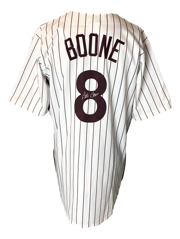 Bob Boone Signed Phillies Majestic Cooperstown Collection Jersey MLB Hologram Sports Integrity