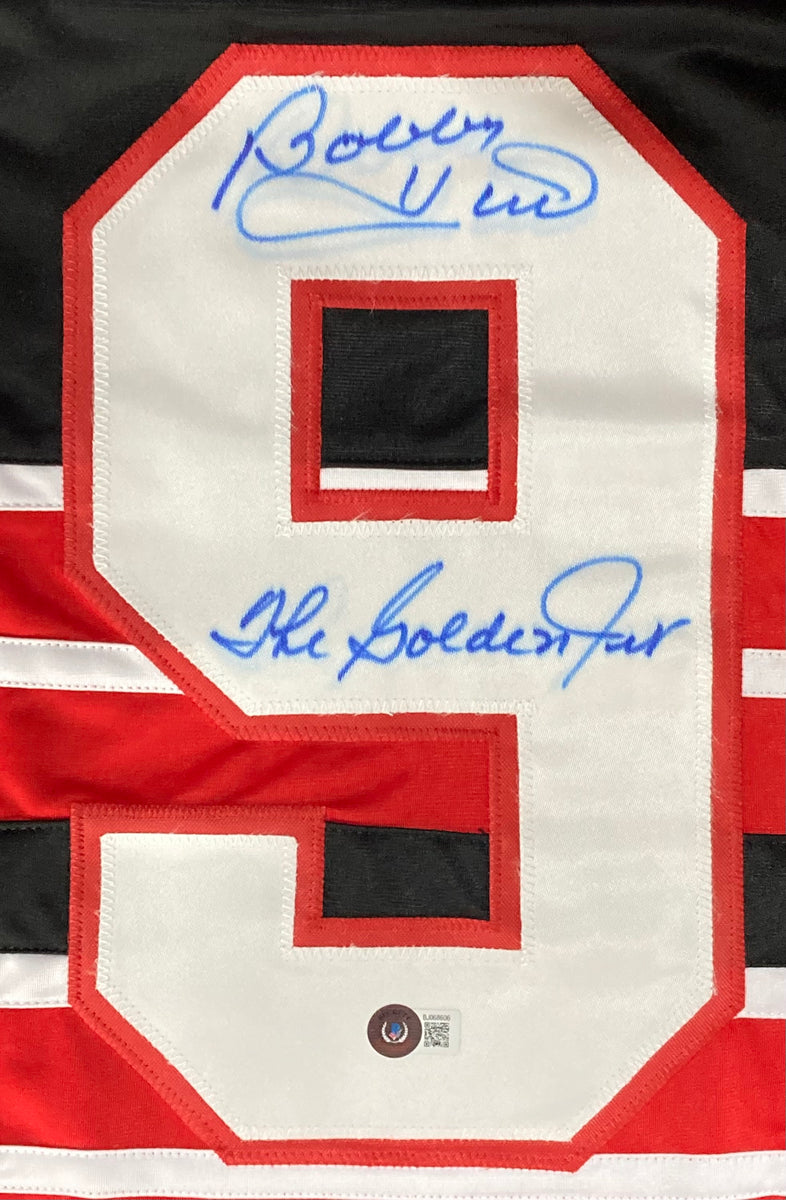 Bobby Hull Signed Custom Black/Red Pro-Style Hockey Jersey The Golden –  Sports Integrity