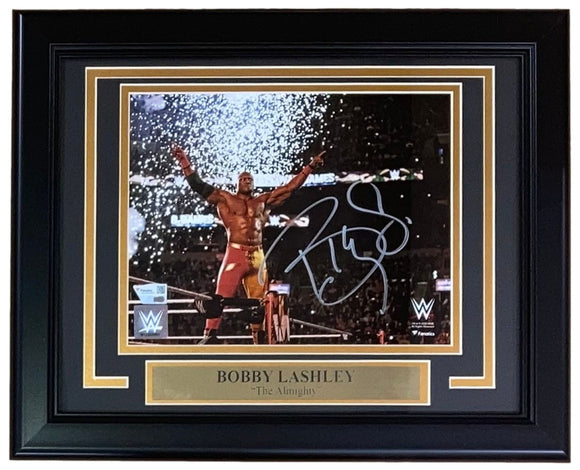 Bobby Lashley Signed Framed 8x10 WWE Photo Fanatics