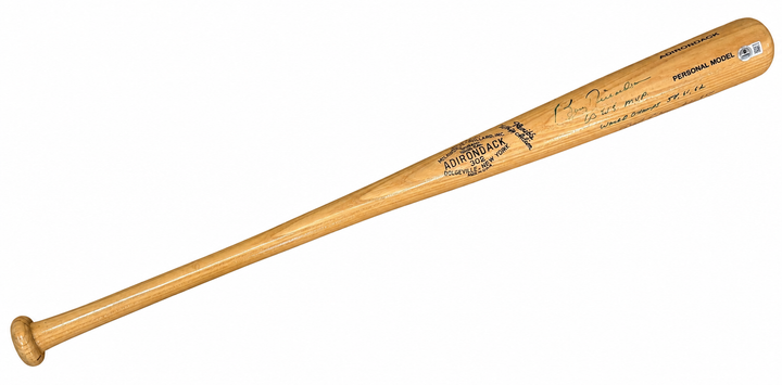 Bobby Richardson Yankees Signed Adirondack Baseball Bat w/ 3 Inscriptions BAS