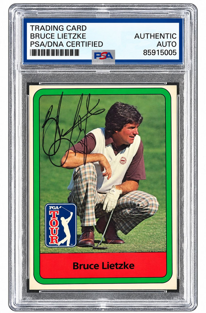 Bruce Lietzke Signed 1982 Donruss PGA #4 Trading Card PSA/DNA