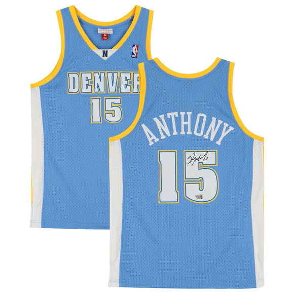 Carmelo Anthony Signed Denver Nuggets 2003/04 M&N Swingman Jersey Fanatics Sports Integrity