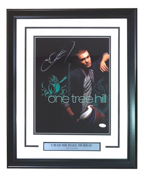 Chad Michael Murray Signed Framed 11x14 One Tree Hill Photo JSA Hologram