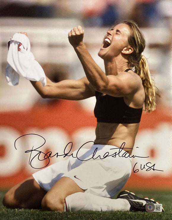 Brandi Chastain Signed 11x14 USA Women's Soccer Photo BAS Sports Integrity