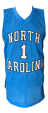 Coach Roy Williams Signed Custom Blue College Basketball Stat Jersey BAS ITP Sports Integrity
