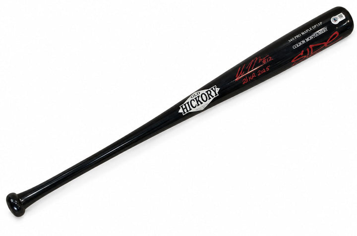 Colson Montgomery White Sox Signed Old Hickory Player Model Bat 21 HR 2025 BAS