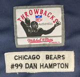 Dan Hampton Signed Chicago Bears M&N Football Jersey HOF 2002 Danimal BAS Sports Integrity