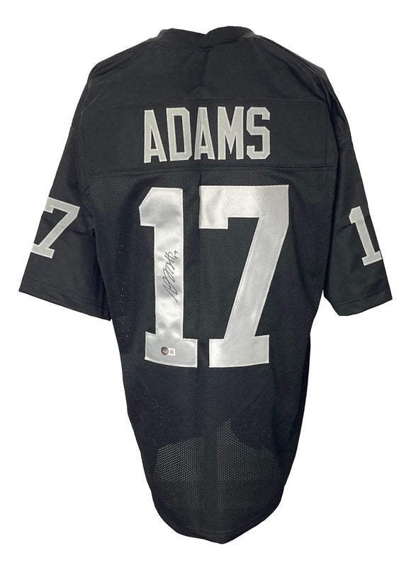 Davante Adams Signed Custom Black Pro-Style Football Jersey BAS ITP Sports Integrity