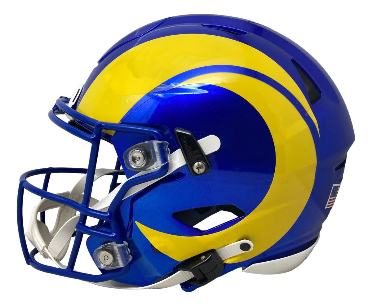adams womens football helmet Davante Adams Signed Los Angeles Rams Full Size Authentic SpeedFlex Helmet  BAS