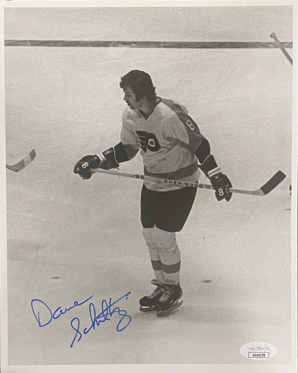 Dave Schultz Signed 8x10 Philadelphia Flyers Photo JSA AL44178 Sports Integrity