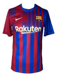 David Villa Signed Barcelona Nike Soccer Jersey BAS