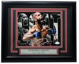 Demetrious Mighty Mouse Johnson Signed Framed 8x10 UFC Collage Photo JSA Sports Integrity