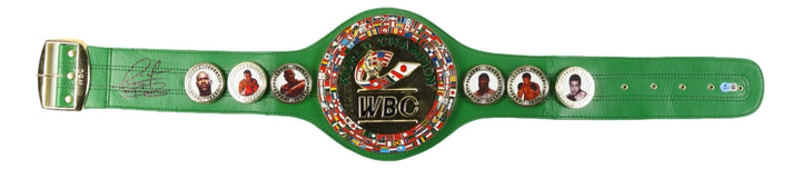 Deontay Wilder Signed Full Size Replica Boxing Championship Belt BAS ITP