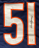 Dick Butkus Chicago Signed Blue Football Jersey BAS Sports Integrity