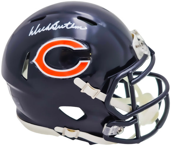 Dick Butkus Signed Chicago Bears Mini Speed Helmet BAS