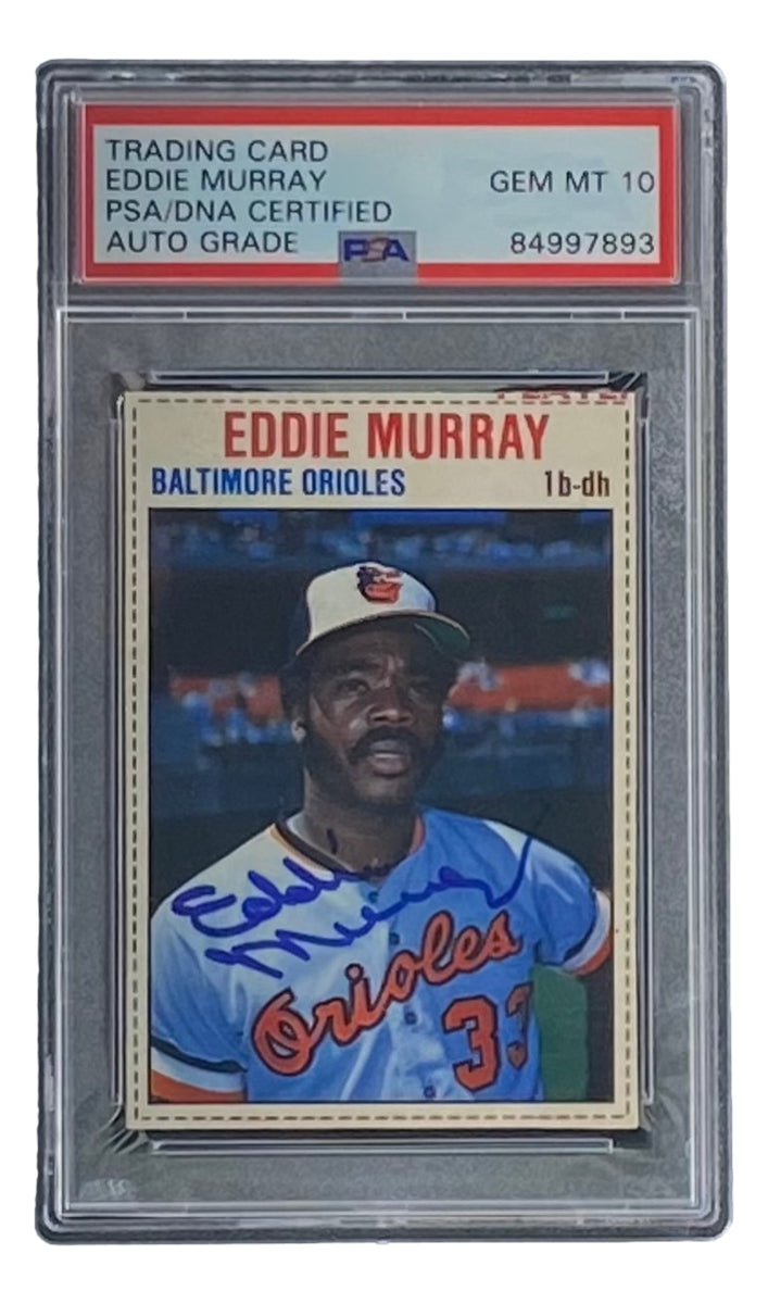 Eddie Murray Signed Orioles 1979 Hostess #115 Trading Card PSA/DNA Gem MT 10