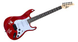Joe Elliott Phil Collen Def Leppard Signed 39" Red Electric Guitar JSA ITP Sports Integrity