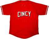 Elly De La Cruz Cincinnati Signed Red Baseball Jersey BAS